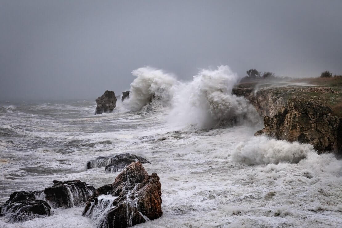 Crashing waves symbolising overwhelm